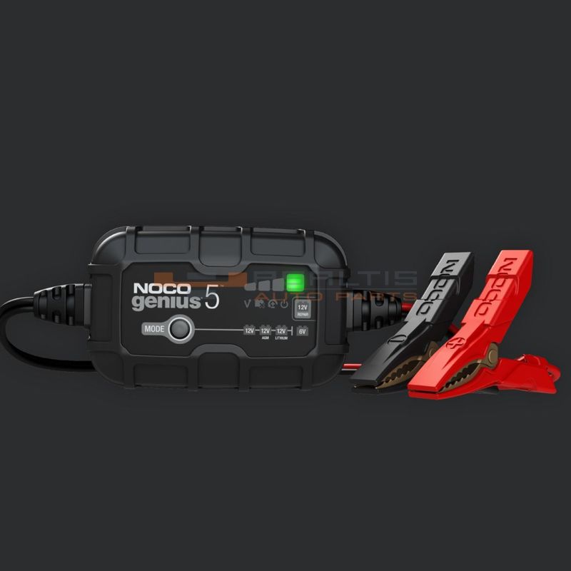 NOCO 5-Amp Battery Charger, Battery Maintainer, and Battery Desulfator (GENIUS5EU)