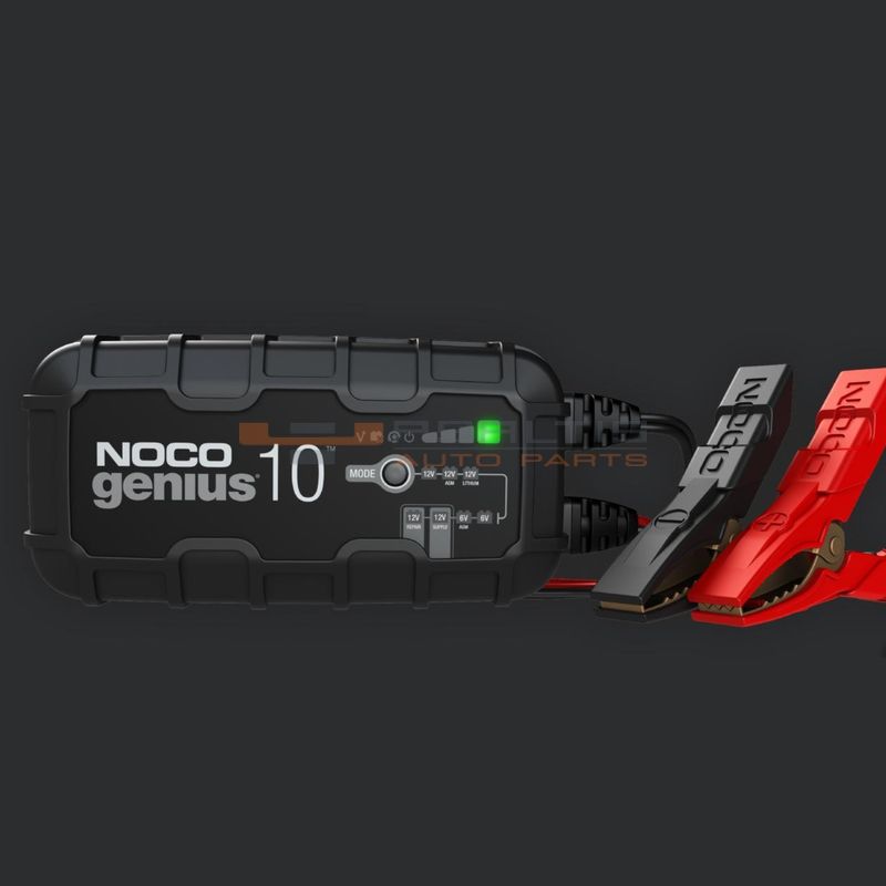 NOCO 10-Amp Battery Charger, Battery Maintainer, and Battery Desulfator (GENIUS10EU)