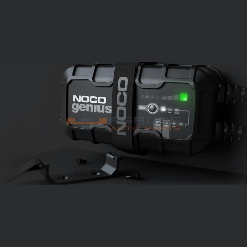 NOCO 10-Amp Battery Charger, Battery Maintainer, and Battery Desulfator (GENIUS10EU) - Image 2