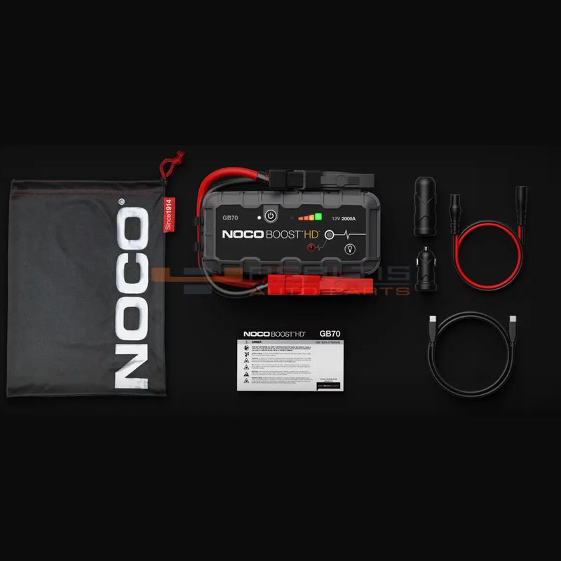 NOCO 2,000 Amp UltraSafe Lithium Jump Starter (GB70) - Image 7
