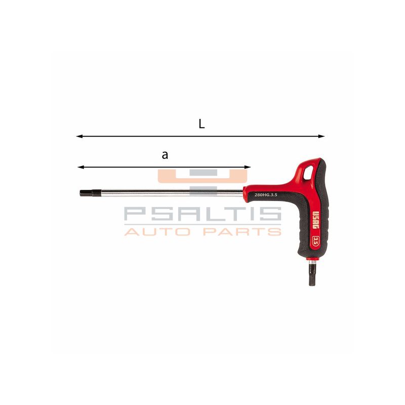 Usag 280 HG_10 HEX P-KEY WITH GRIP -B- (U02801402)
